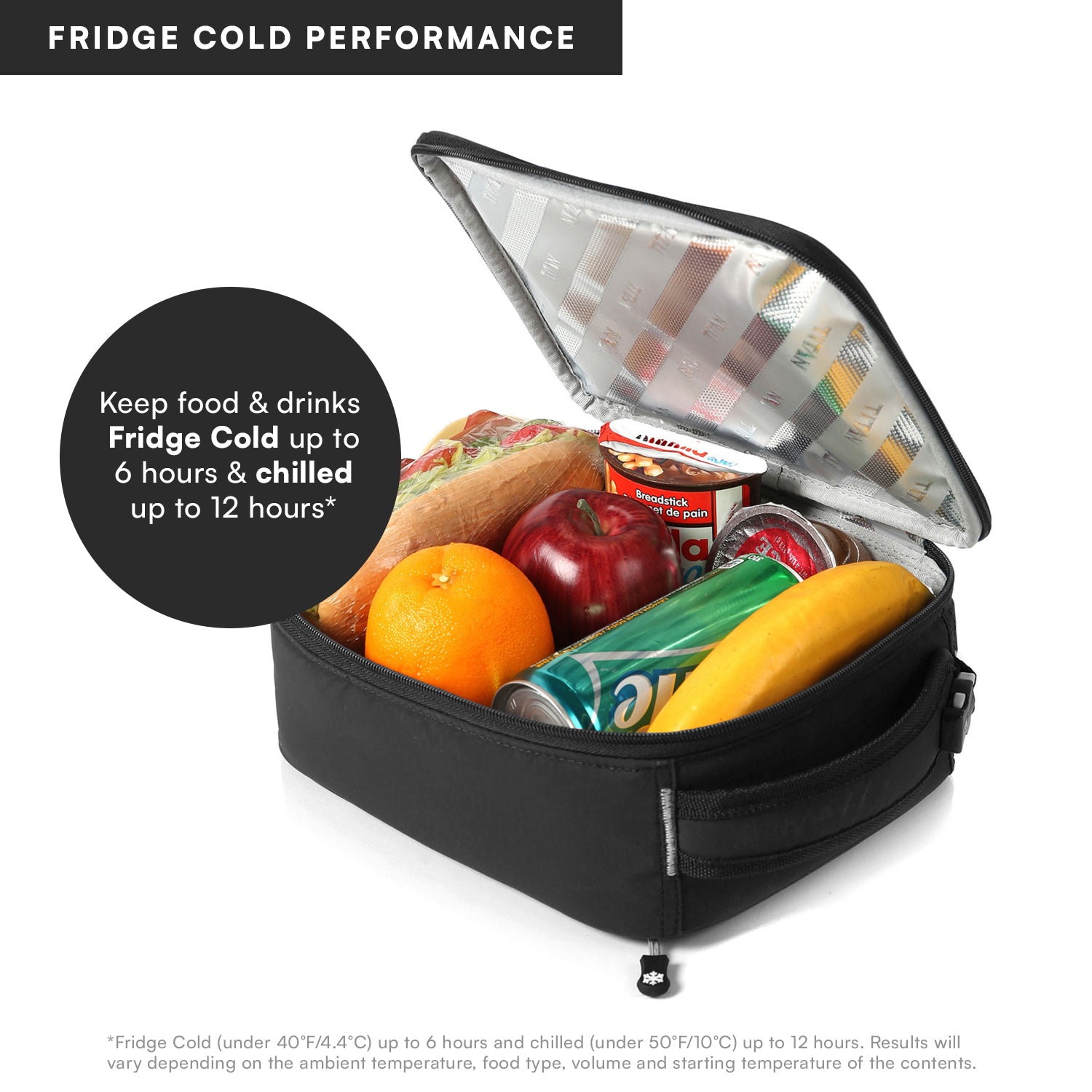 Fridge Cold Lunch Box with Ice Walls®