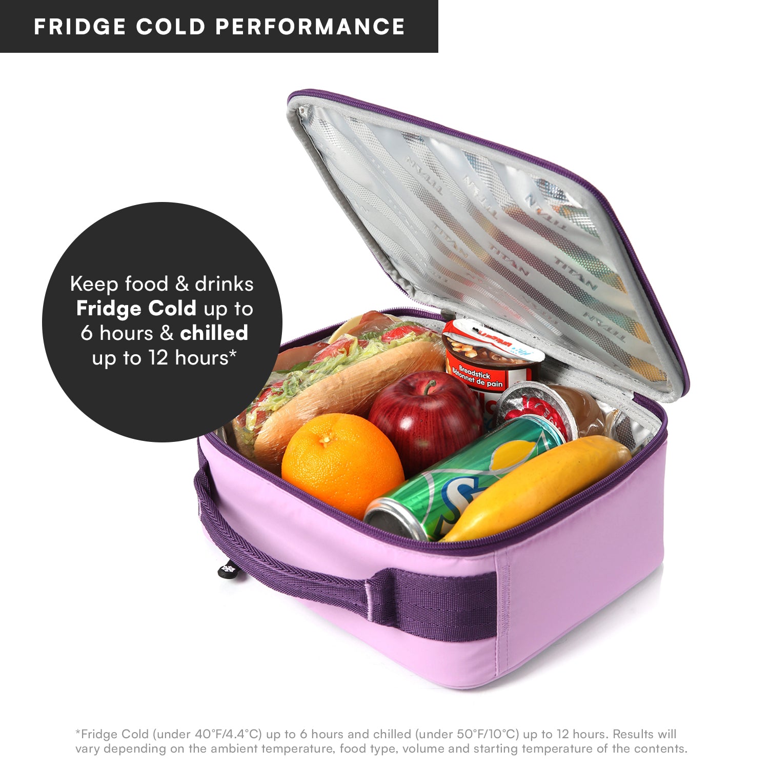 Fridge Cold Lunch Box with Ice Walls®