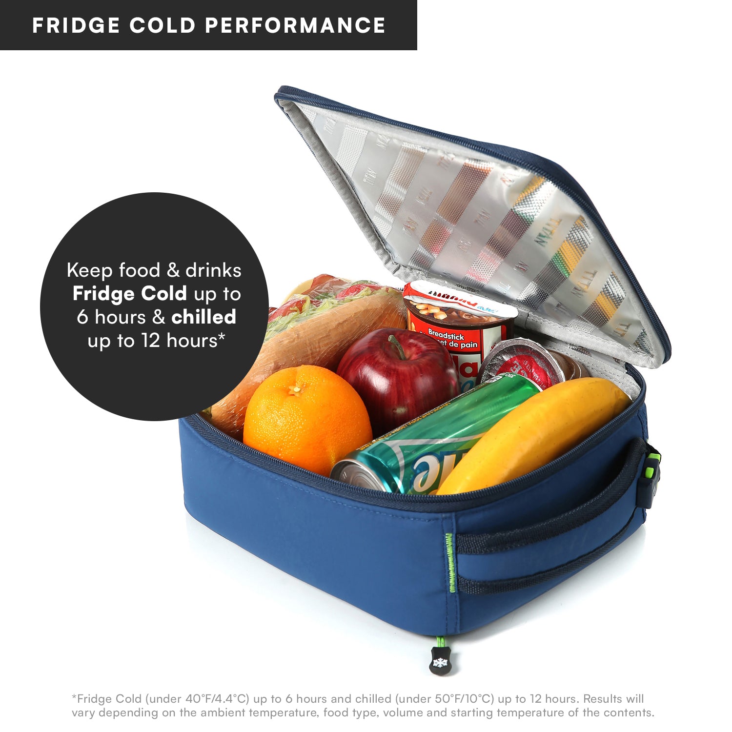 Fridge Cold Lunch Box with Ice Walls®