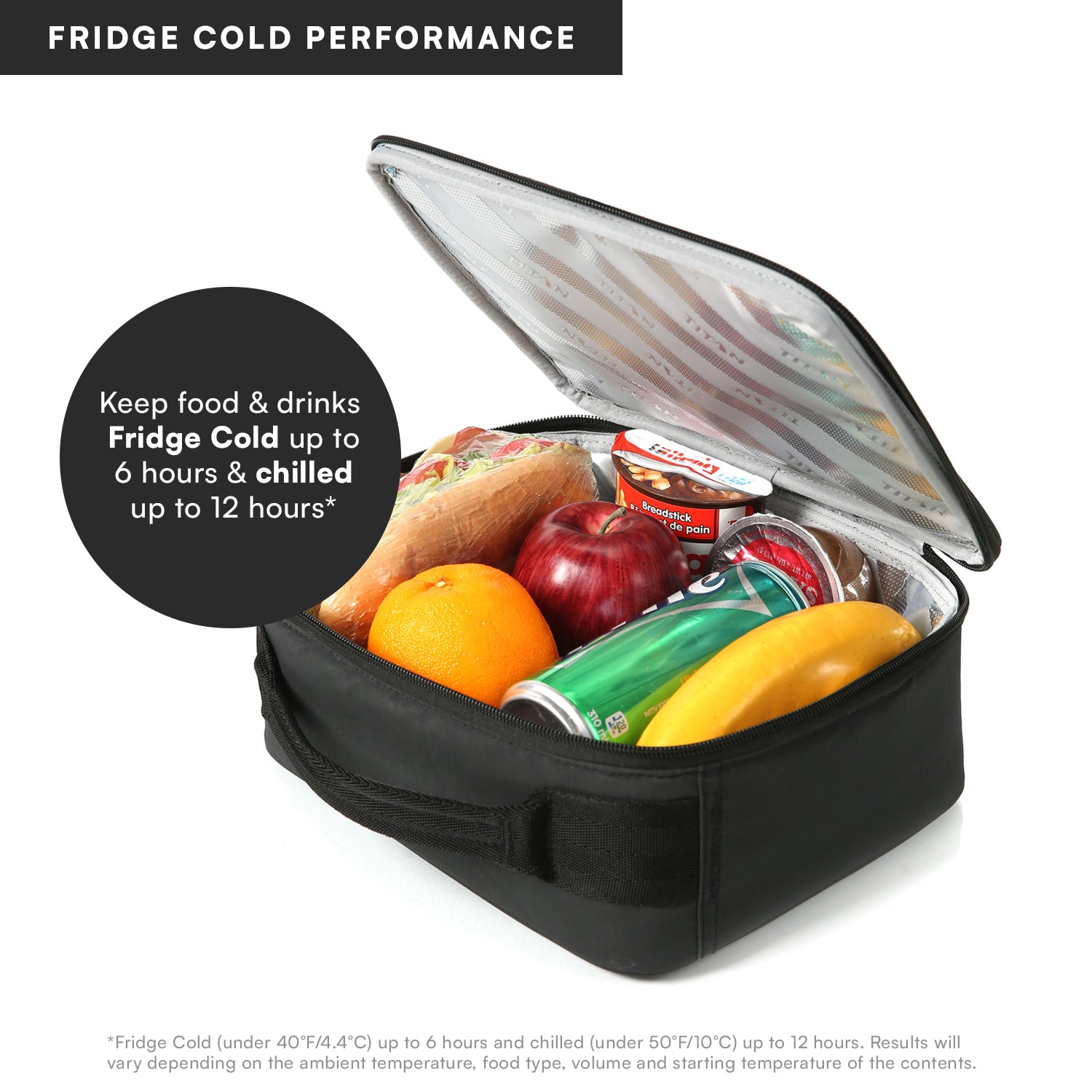Fridge Cold Lunch Box with Ice Walls®
