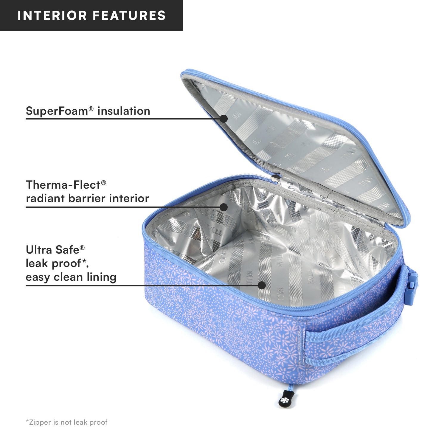 Fridge Cold Lunch Box with Ice Walls®