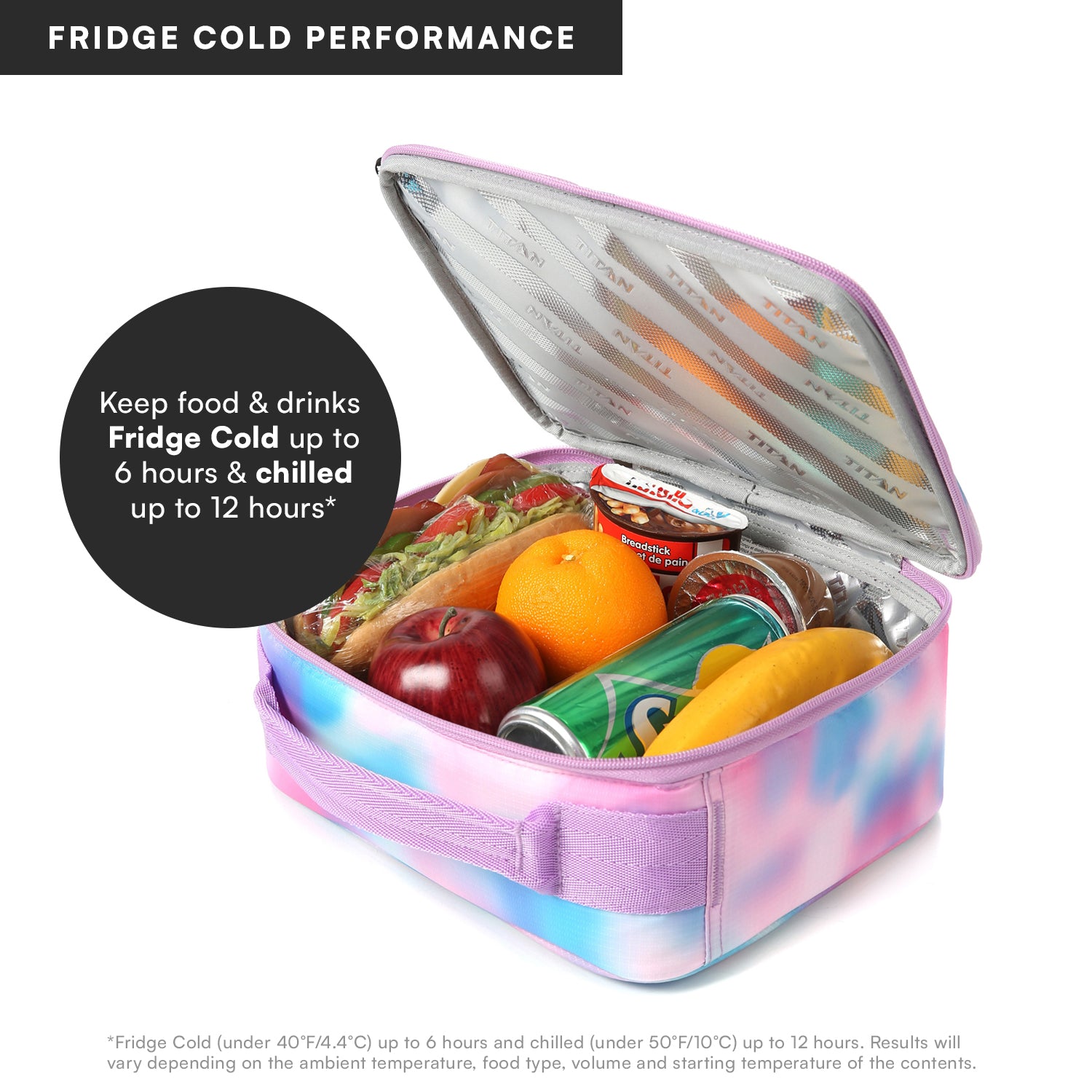 Fridge Cold Lunch Box with Ice Walls®