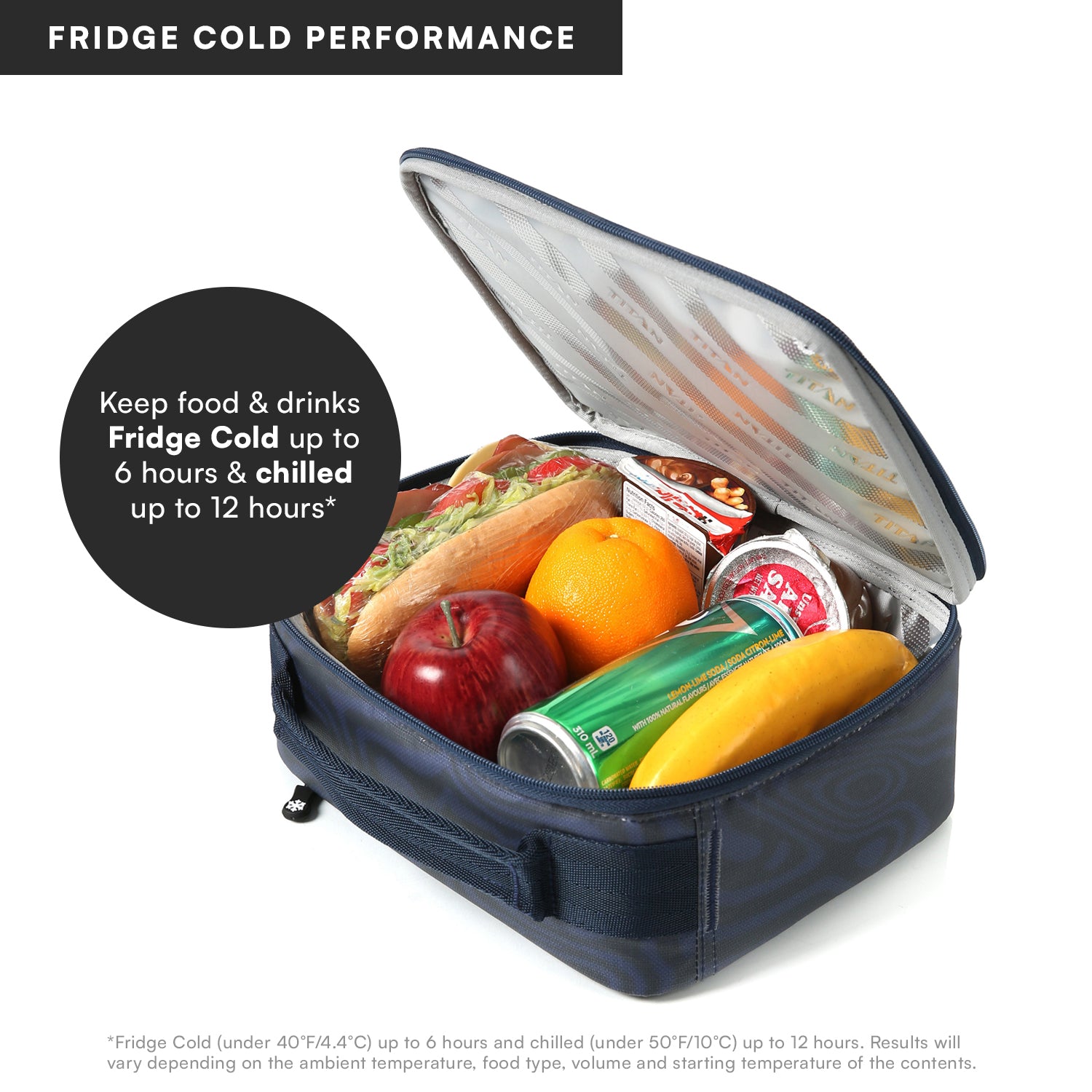 Fridge Cold Lunch Box with Ice Walls®