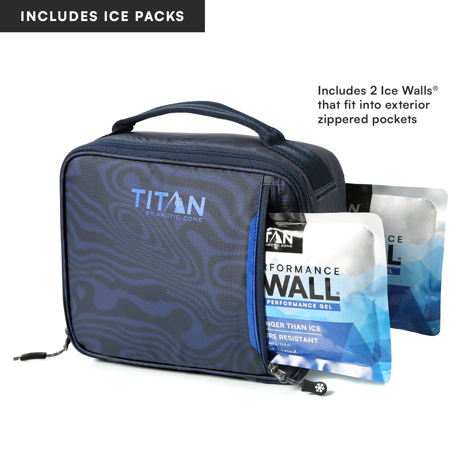 Fridge Cold Lunch Box with Ice Walls®