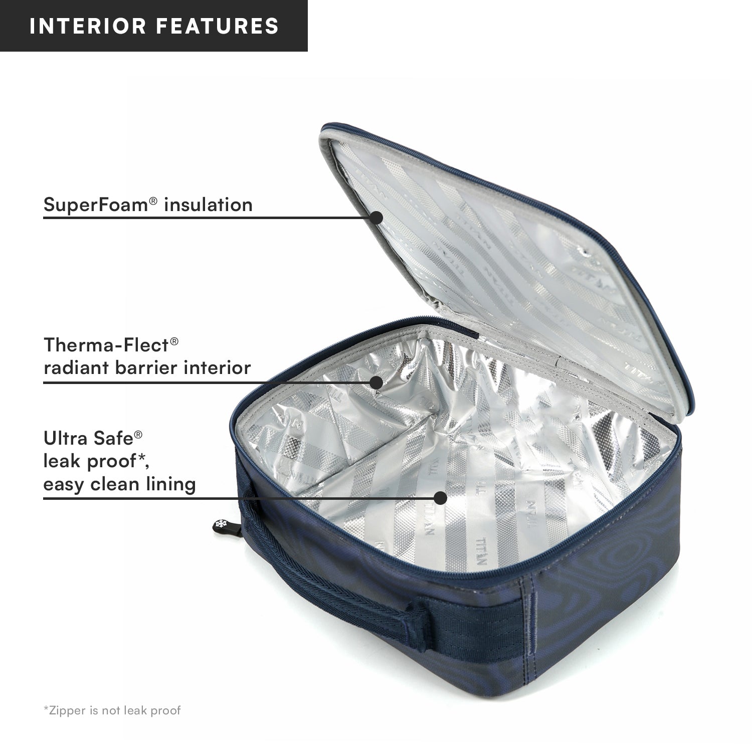 Fridge Cold Lunch Box with Ice Walls®