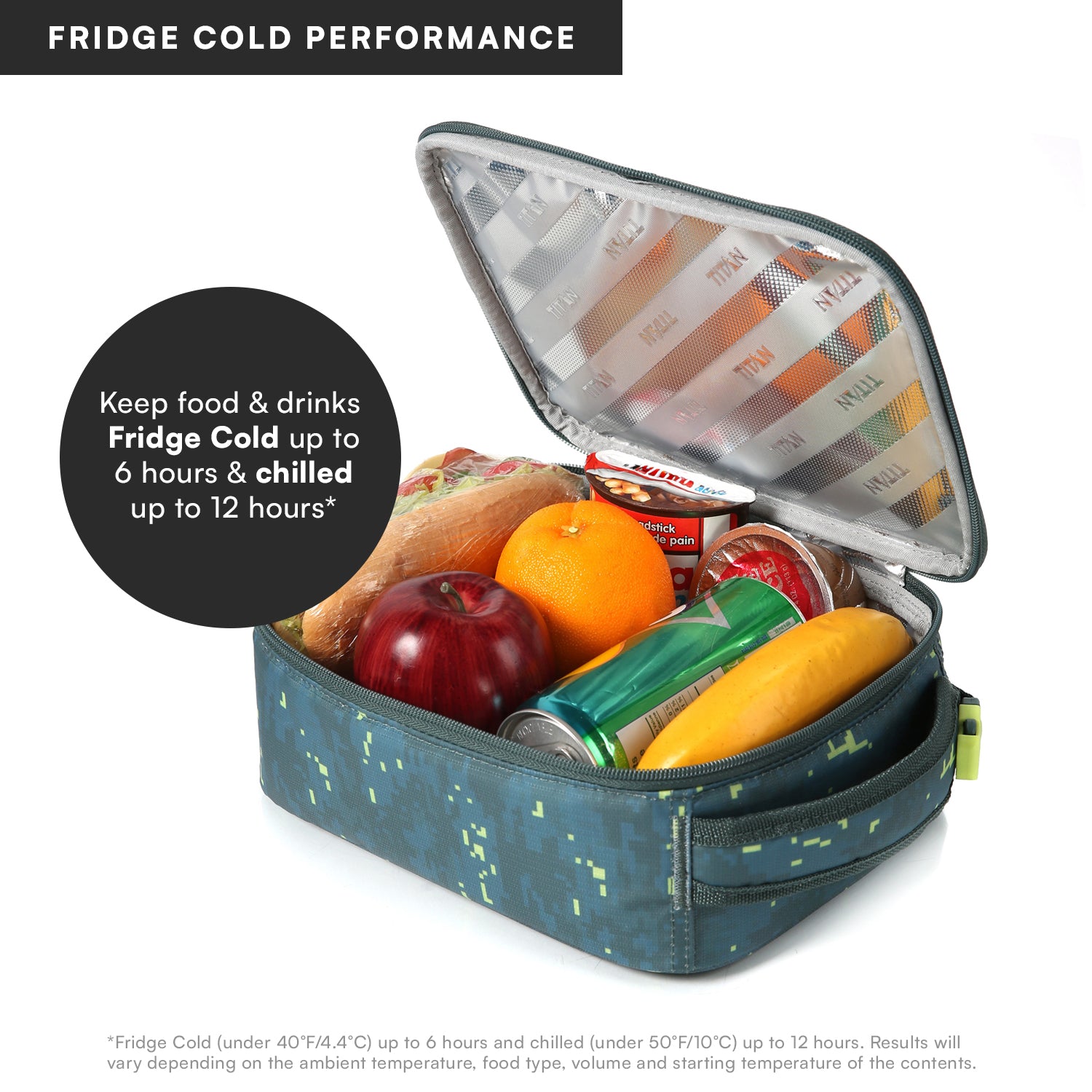 Fridge Cold Lunch Box with Ice Walls®