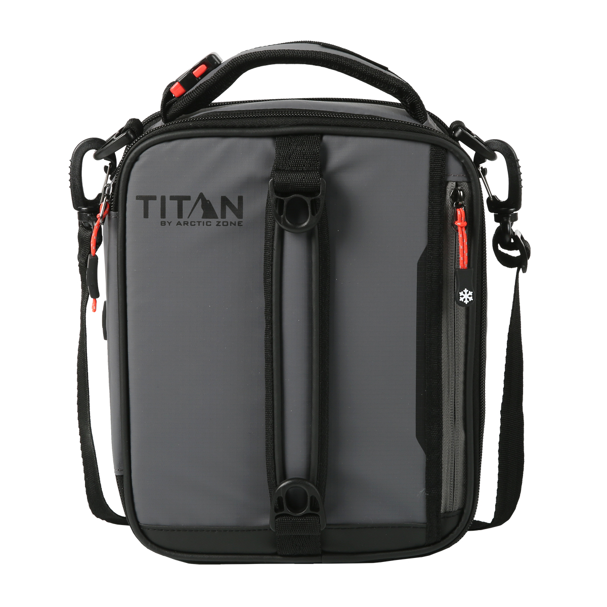 Fridge Cold Expandable Lunch Bag in Sharkskin Gray | Titan by Arctic Zone