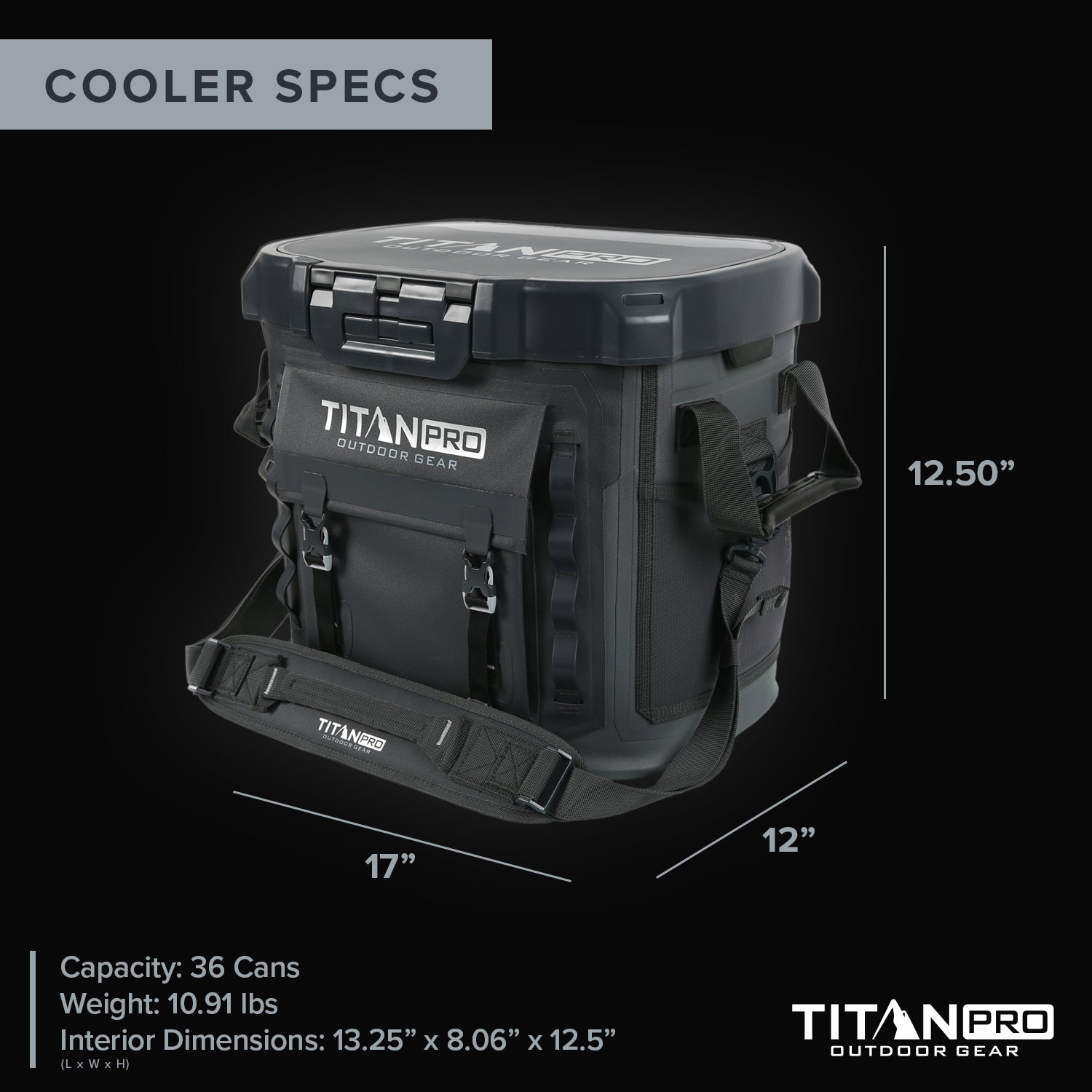 Titan PRO Outdoor Gear 36 Can High Performance Welded Cooler | Arctic Zone