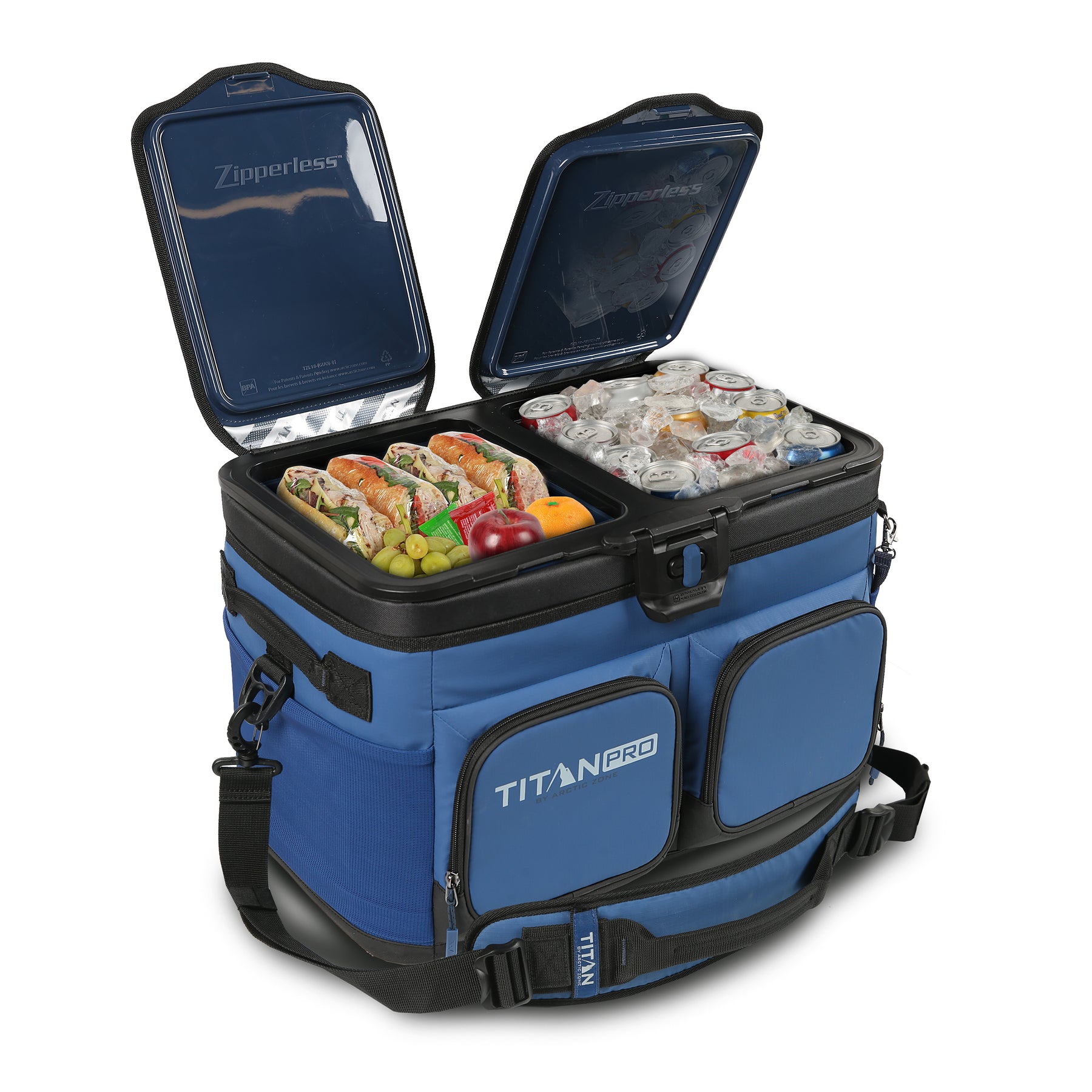Titan PRO by Arctic Zone® 48 Can Triple Zipperless™ Cooler