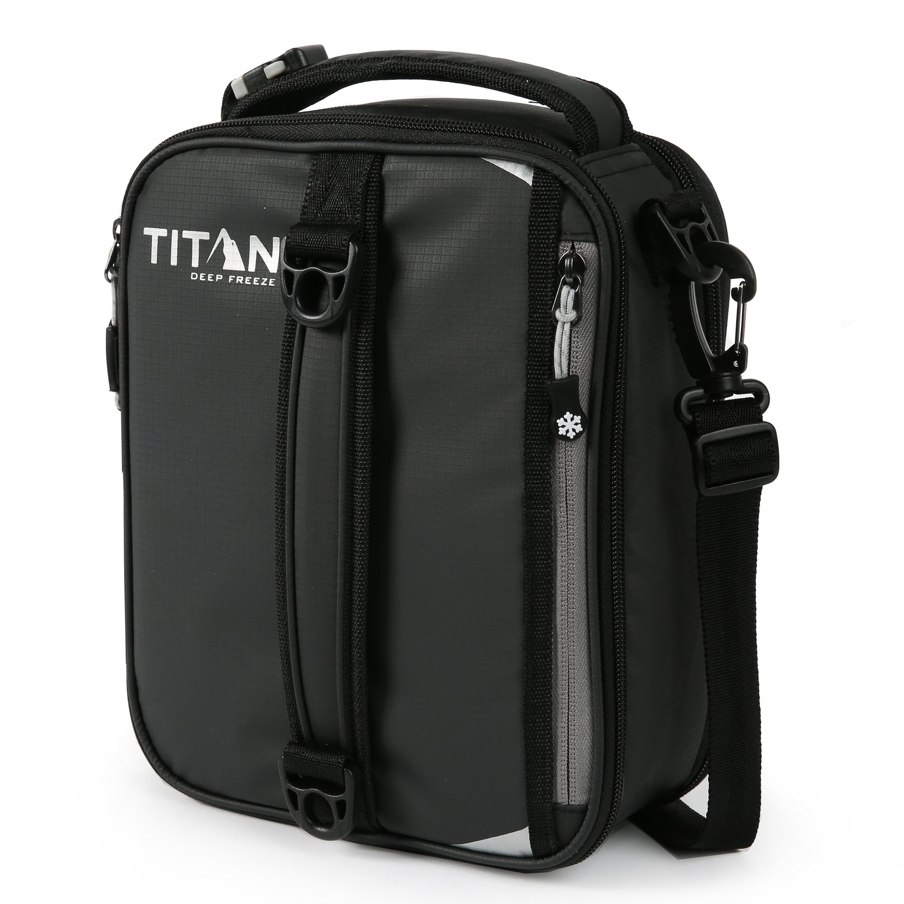Arctic Zone Titan Deep Freeze High Performance Expandable Horizontal Lunch  Bag with 2 Ice Walls - Black
