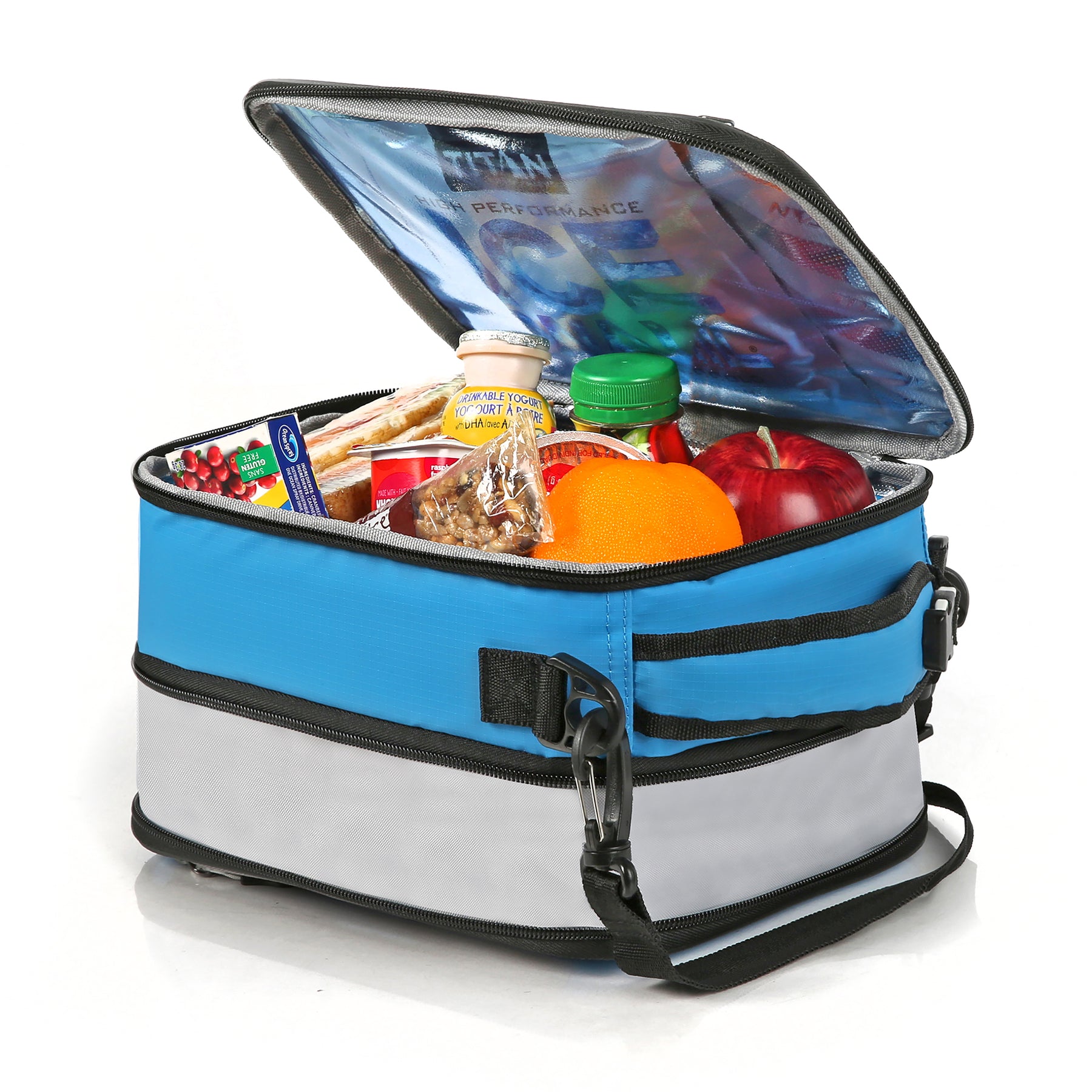 Arctic Zone Lunch Box Combo with Thermal Insulation, Blue