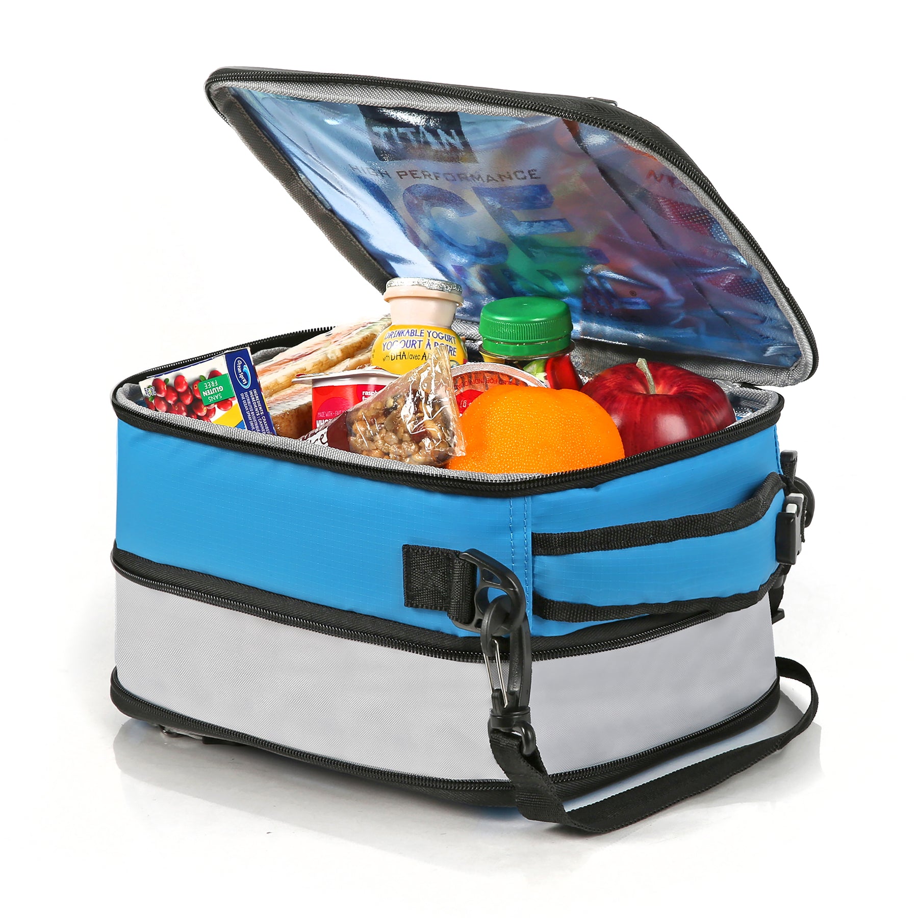 5 pc Colourful Lunch Box Ice Pack Coolers, Lightweight and Long-lasting