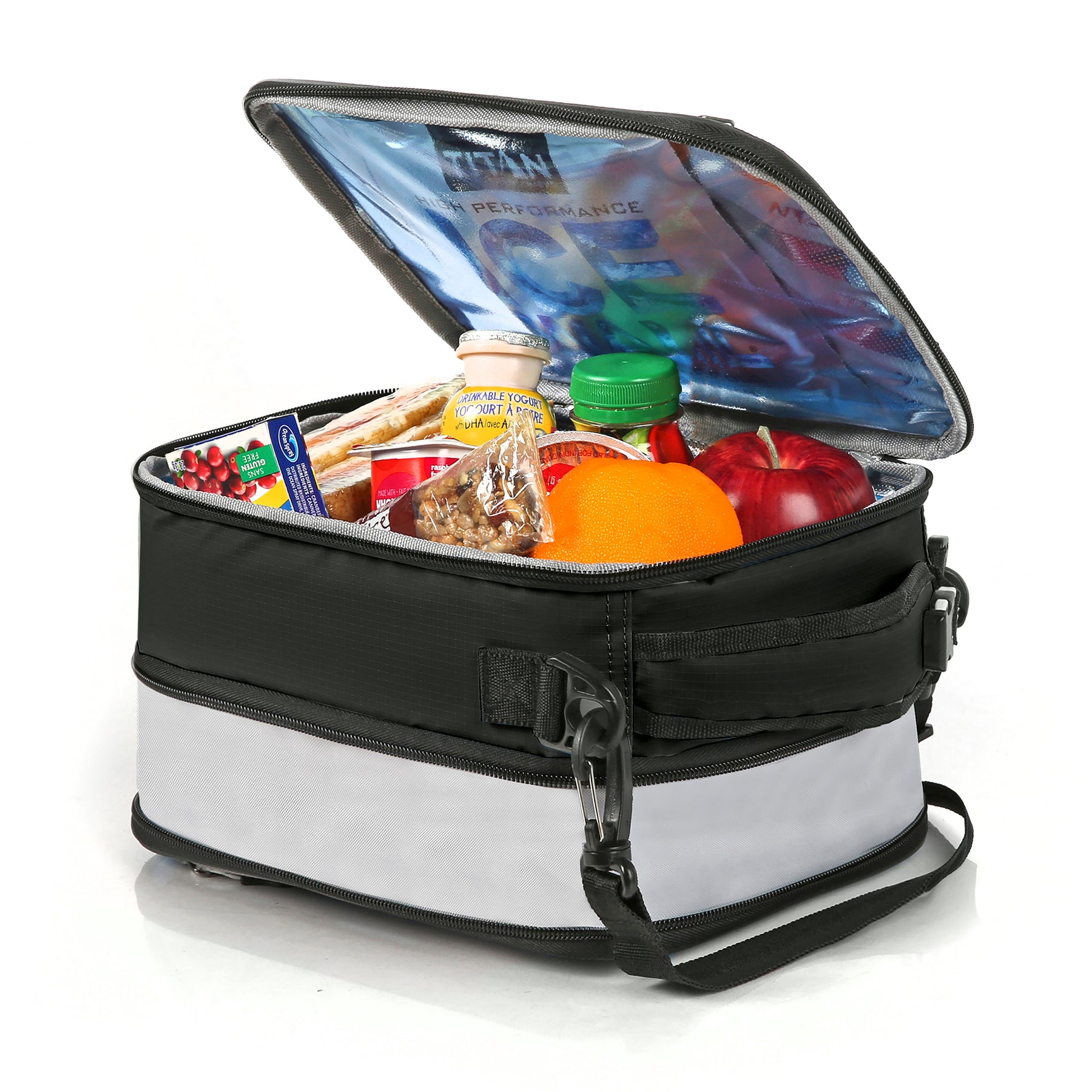 Arctic Zone - Titan by Arctic Zone™ Fridge Cold Expandable Lunch Bag with 2 Ice Walls