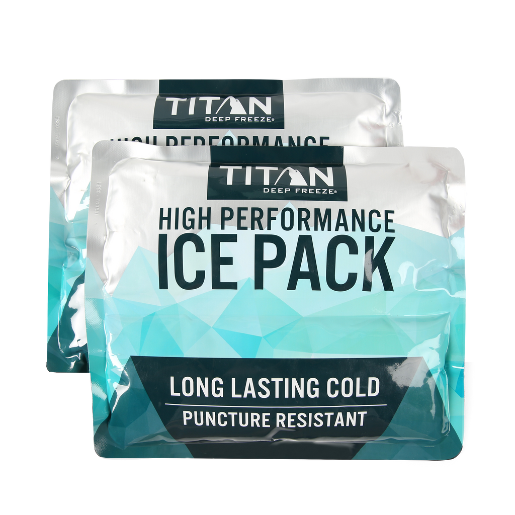 Titan by Arctic Zone™ | Set of 2 High Performance Cooler Ice Packs (600g)