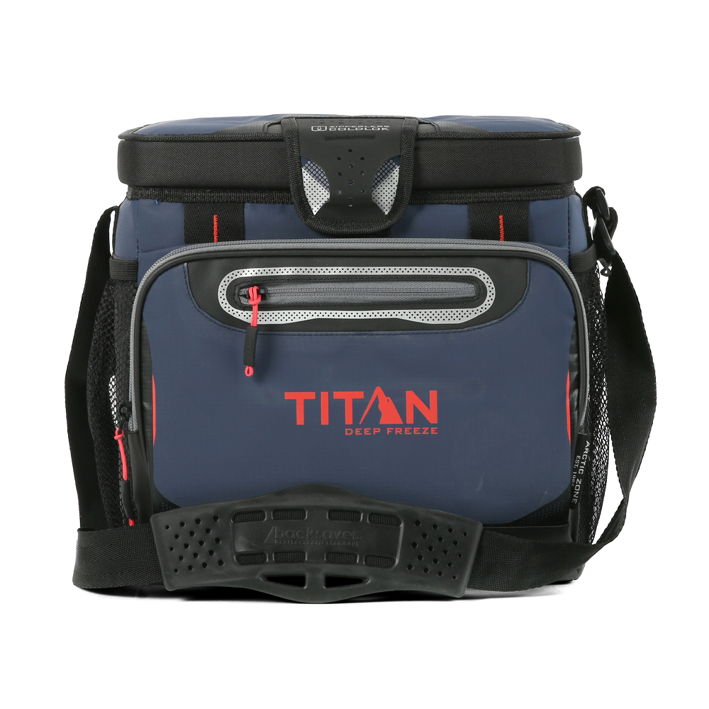 thumbnail image 2 of 16 Can Zipperless Soft Cooler With HardBody Liner, Seagrass 2 of 12