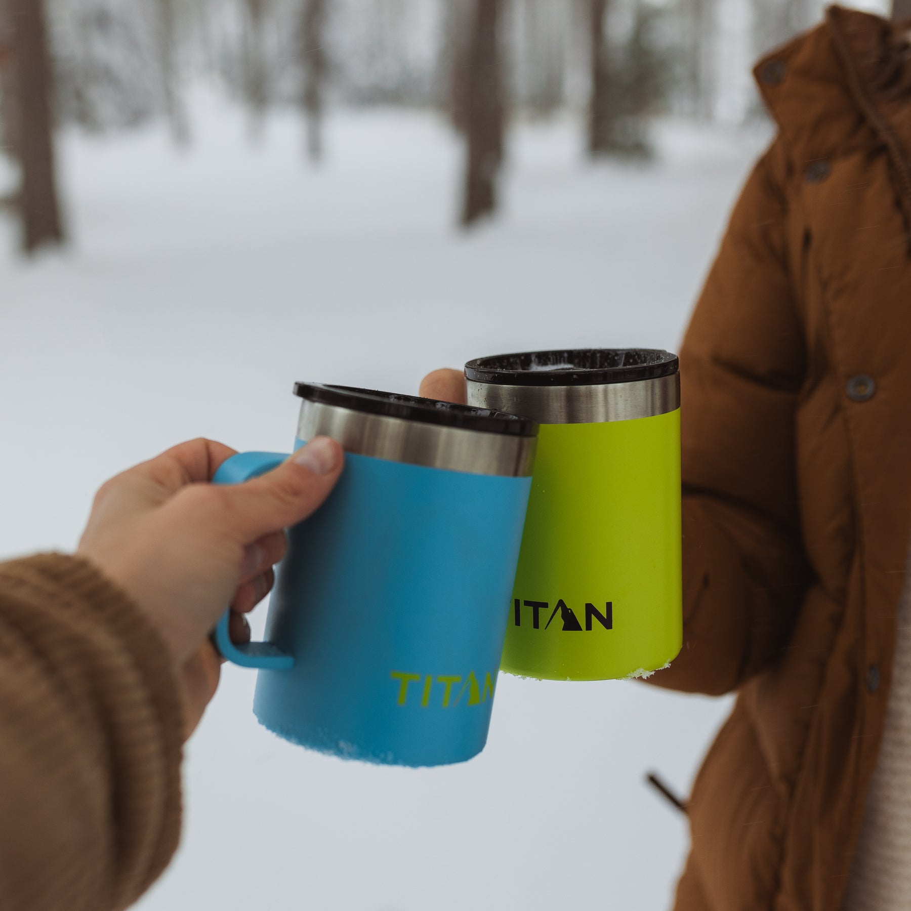 14 oz. Stainless Steel Mug with Microban Infused Lid* Blue Lagoon by Arctic Zone
