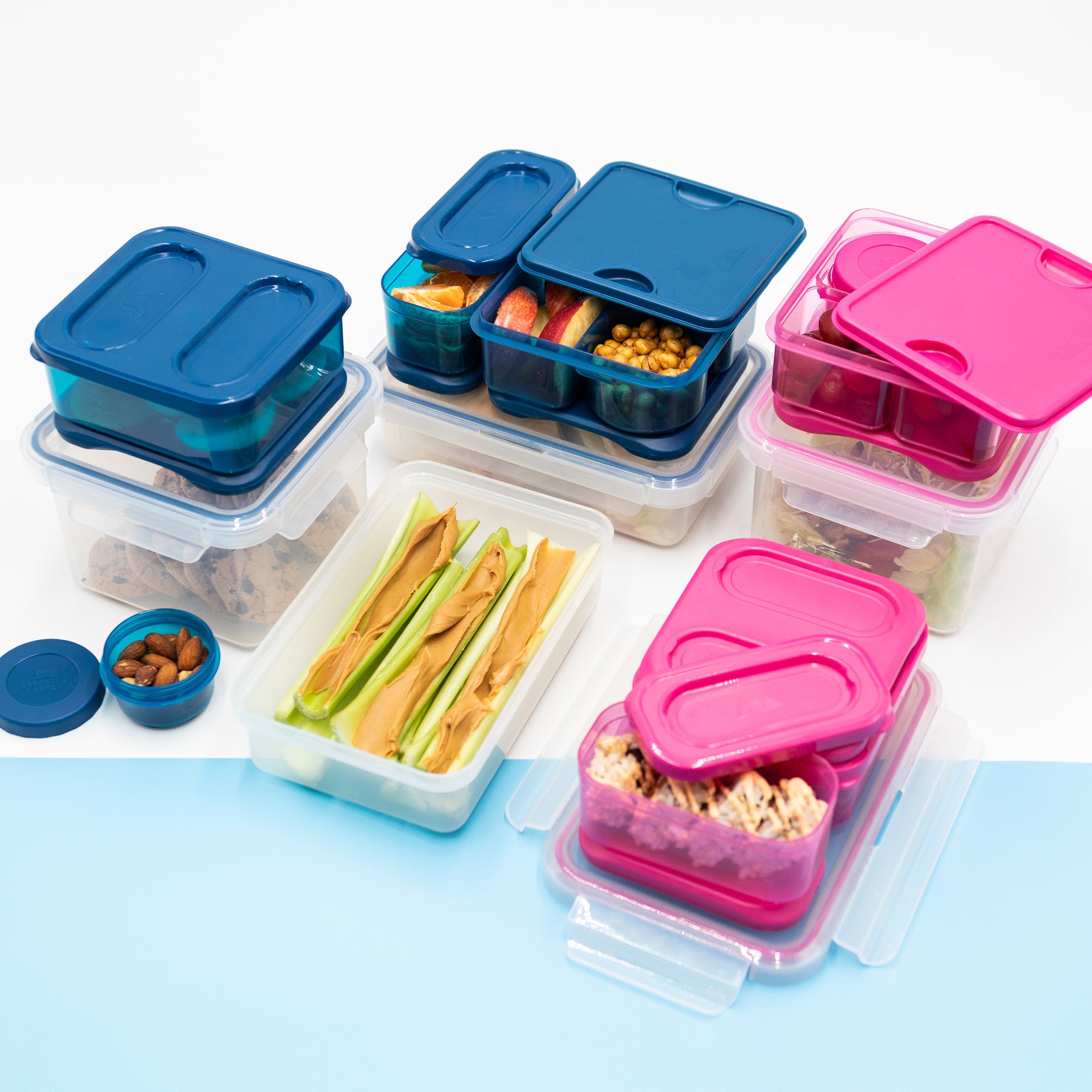 8 Piece All-in-One Entrée Set Navy by Arctic Zone