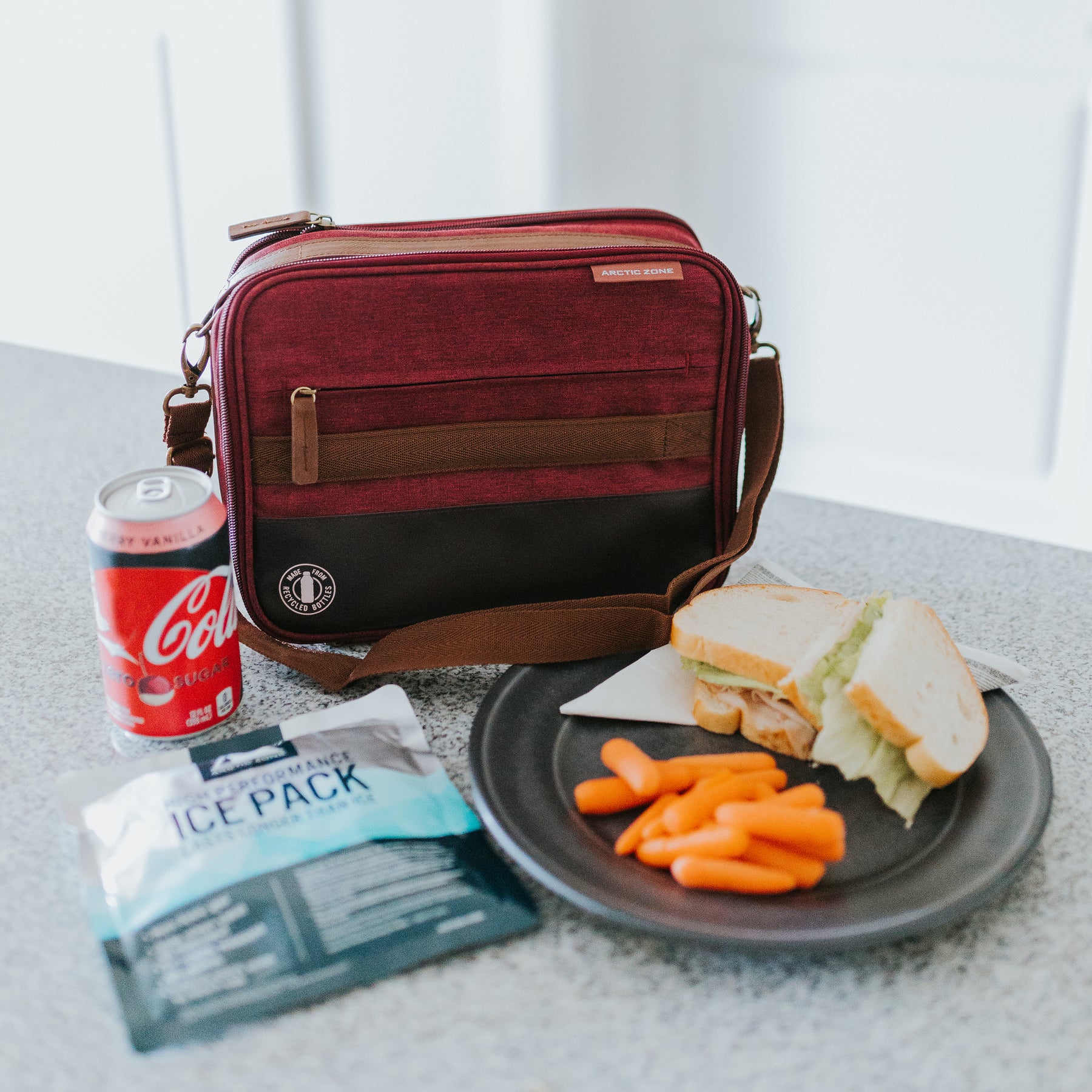 Heathered Eco Expandable Lunch Box