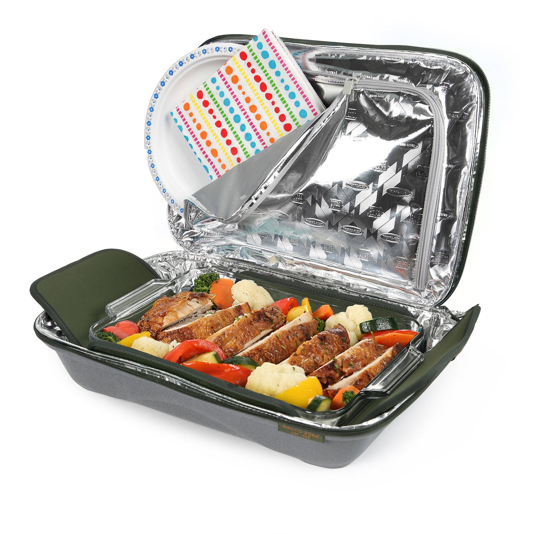 Arctic Zone® Food Pro - Hot/Cold Deluxe Thermal Insulated Carrier